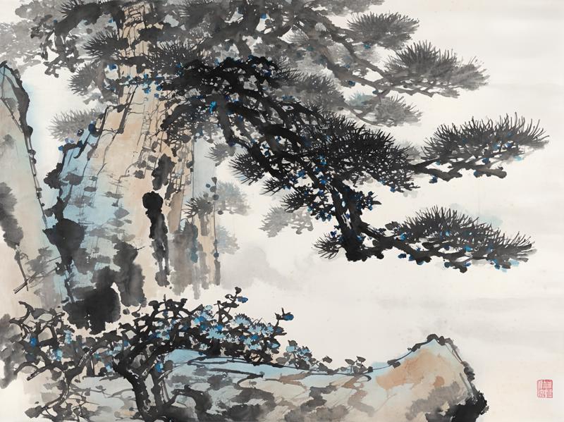 1570109318-Chinese ink painting, a tree on a cliff, _lora_INKI_1_.png